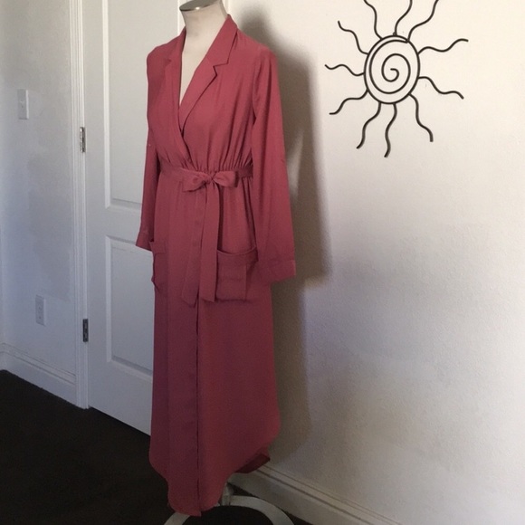 NWOT MAUVE Favlux Fashion Lightweight Duster Dress - Picture 3 of 9